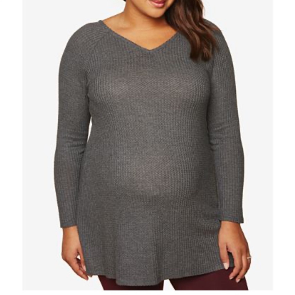 Motherhood Maternity Cut-Out Back top - size 1X